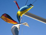 Flaggen gehisst - Yachtcharter Schweden, Yachtcharter Göteborg, Mitsegeln Stockholm